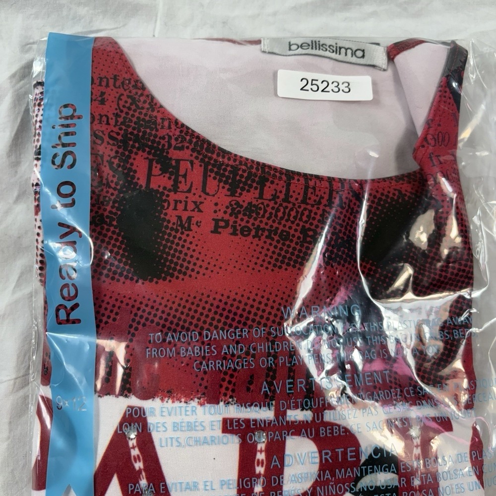 Y2K Paris Rhinestone Baby Tee Cropped Graphic Bellisima - Picture 8 of 8